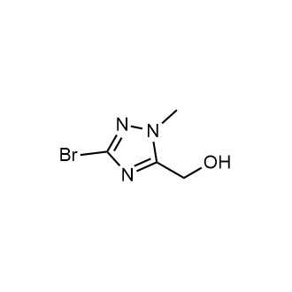 (3-Bromo-1-methyl-1H-1,2,4-triazol-5-yl)methanol Structure