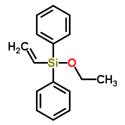diphenylvinylethoxysilane structure