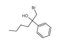 1-Bromo-2-phenylhexan-2-ol结构式