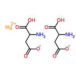 Magnesium bis(3-amino-3-carboxypropanoate) structure