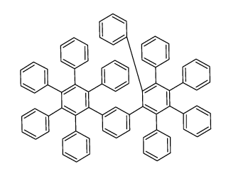 1,3-bis(pentaphenylphenyl)benzene结构式