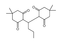 2-[1-(4,4-dimethyl-2,6-dioxocyclohexyl)butyl]-5,5-dimethylcyclohexane-1,3-dione结构式