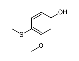 3-methoxy-4-methylsulfanylphenol Structure