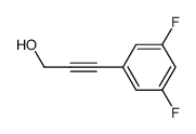 3-(3,5-difluorophenyl)prop-2-yn-1-ol结构式