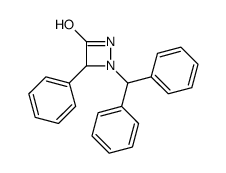 1-benzhydryl-4-phenyldiazetidin-3-one结构式