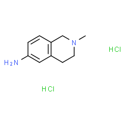 2-甲基-1,2,3,4-四氢异喹啉-6-胺二盐酸盐结构式