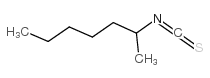 2-异硫氰酸庚酯结构式