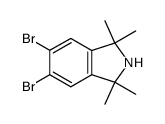 5,6-二溴-1,1,3,3-四甲基异吲哚啉结构式
