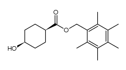cis-pentamethylbenzyl 4-hydroxycyclohexanecarboxylate结构式