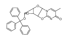 (2R,3R,9aR)-3-hydroxy-7-methyl-2-(trityloxymethyl)-2,3,3a,9a-tetrahydrofuro[1,2][1,3]oxazolo[3,4-a]pyrimidin-6-one Structure
