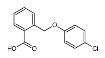 2-((4-CHLOROPHENOXY)METHYL)BENZOIC ACID结构式