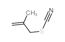 Thiocyanic acid,2-methyl-2-propen-1-yl ester结构式