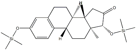 3,17β-Bis(trimethylsiloxy)-1,3,5(10)-estratrien-16-one结构式