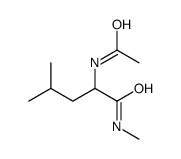 2-acetamido-N,4-dimethylpentanamide结构式