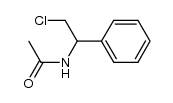 N-(2-chloro-1-phenylethyl)acetamide Structure