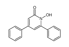 1-hydroxy-4,6-diphenylpyridin-2-one结构式