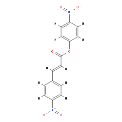 (E)-4-nitrophenyl 3-(4-nitrophenyl)acrylate Structure
