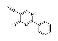 6-oxo-2-phenyl-1H-pyrimidine-5-carbonitrile Structure