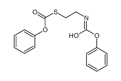 N-[2-[[(Phenoxy)carbonyl]thio]ethyl]carbamic acid phenyl ester Structure