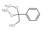 Benzeneethanol, b,b-dimethoxy- structure