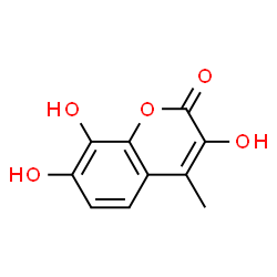 Coumarin, 3,7,8-trihydroxy-4-methyl- (8CI) Structure