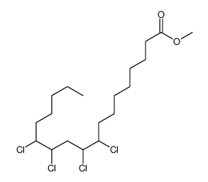 methyl 9,10,12,13-tetrachlorooctadecanoate结构式