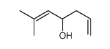 6-methylhepta-1,5-dien-4-ol Structure