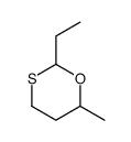 2-ethyl-6-methyl-1,3-oxathiane结构式