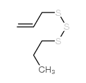 2-propenyl propyl trisulfide Structure