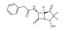 N-((5R)-2c-hydroxy-3,3-dimethyl-4t,7-dioxo-(5rH)-4λ4-thia-1-aza-bicyclo[3.2.0]hept-6t-yl)-2-phenyl-acetamide结构式