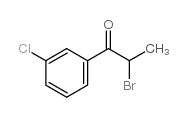 2-Bromo-3'-chloropropiophenone structure