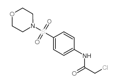 2-氯-N-[4-(吗啉-4-磺酰基)-苯基]-乙酰胺结构式