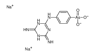 disodium [4-[(4,6-diamino-1,3,5-triazin-2-yl)amino]phenyl]arsonate picture