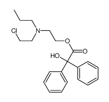 Propylbenzilylcholine Mustard结构式