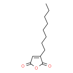 2,5-Furandione, 3-octyl- (9CI) structure
