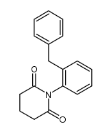 1-(2-benzylphenyl)piperidine-2,6-dione结构式