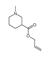 1-methyl-piperidine-3-carboxylic acid allyl ester结构式
