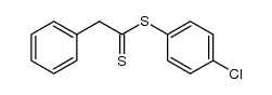 p-chlorophenyl phenyldithioacetate Structure