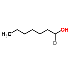 1-Heptanol-d1结构式