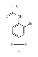 2-溴-N-(4-(三氟甲基)苯基)乙酰胺结构式