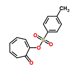 2-对甲苯磺酰基氧基环庚三烯酮结构式