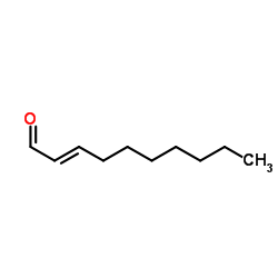 反式-2-癸烯醛结构式
