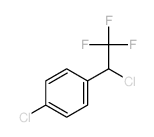 Benzene,1-chloro-4-(1-chloro-2,2,2-trifluoroethyl)- Structure
