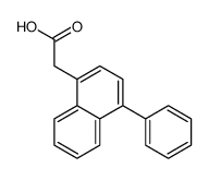 2-(4-phenylnaphthalen-1-yl)acetic acid结构式