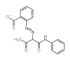 2-[(2-nitrophenyl)diazenyl]-3-oxo-N-phenylbutanamide Structure