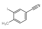 3-Iodo-4-methylbenzonitrile Structure