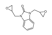 1,3-bis(oxiran-2-ylmethyl)benzimidazol-2-one Structure