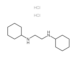 1,2-Ethanediamine,N1,N2-dicyclohexyl-, hydrochloride (1:2)结构式