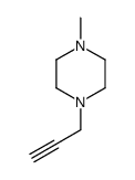 1-甲基-4-丙-2-炔基-哌嗪结构式
