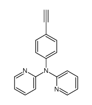N-(4-ethynylphenyl)-N-pyridin-2-ylpyridin-2-amine结构式